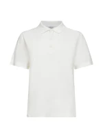 Burberry Chalk cotton piqué embroidered polo shirt