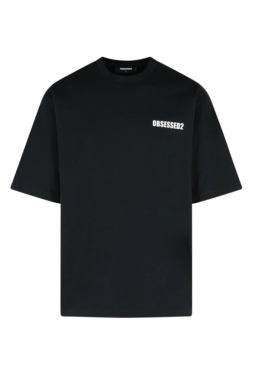 01-7 DSQUARED T-Shirt Black - Imagine 1