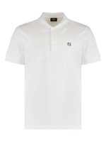Fendi Logo Embroidered Short-Sleeve Polo Shirt - Imagine 2