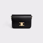 Celine Classique Triomphe Bag In shiny calfskin - Imagine 2