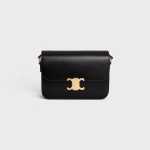 Celine Classique Triomphe Bag In shiny calfskin - Imagine 3