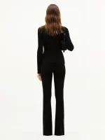 COURRÈGES Reedition embroidered ribbed-knit turtleneck sweater - Imagine 4
