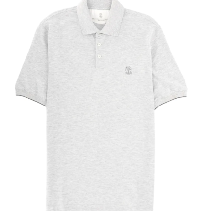 Brunello cucinelli Logo piqué polo shirt