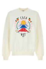 Casablanca men's white cotton sweatshirt - Imagine 2