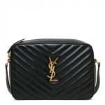 SAINT LAURENT Lou black camera bag