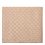 Gucci cotton wool lamé shawl