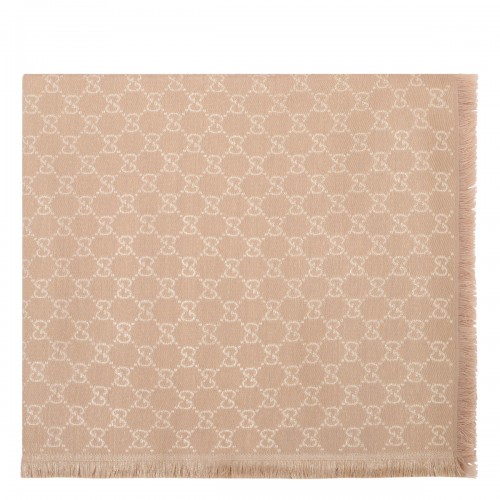scraped-50477-01 Gucci cotton wool lamé shawl - Imagine 1