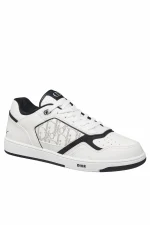 Dior B27 Uptown Low-Top Sneakers White and Black Smooth Calfskin - Imagine 4
