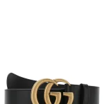 GUCCI Black leather belt