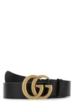 GUCCI Black leather belt